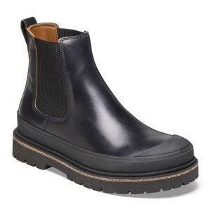 Prescott Slip On Boots Black Leather